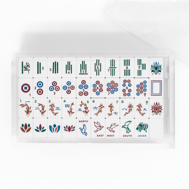 Paper Crane Mahjong Tiles