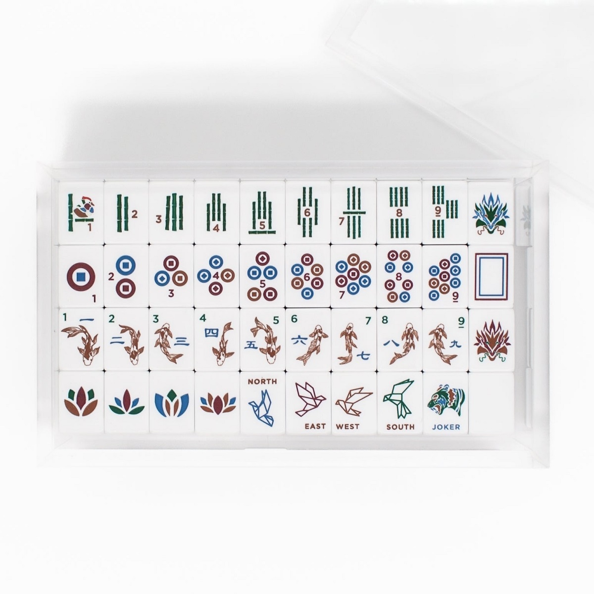 Paper Crane Mahjong Tiles