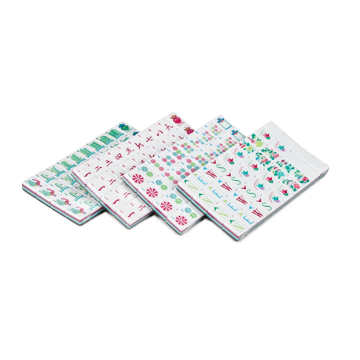IrregularTortoise Shell Mahjong Tiles