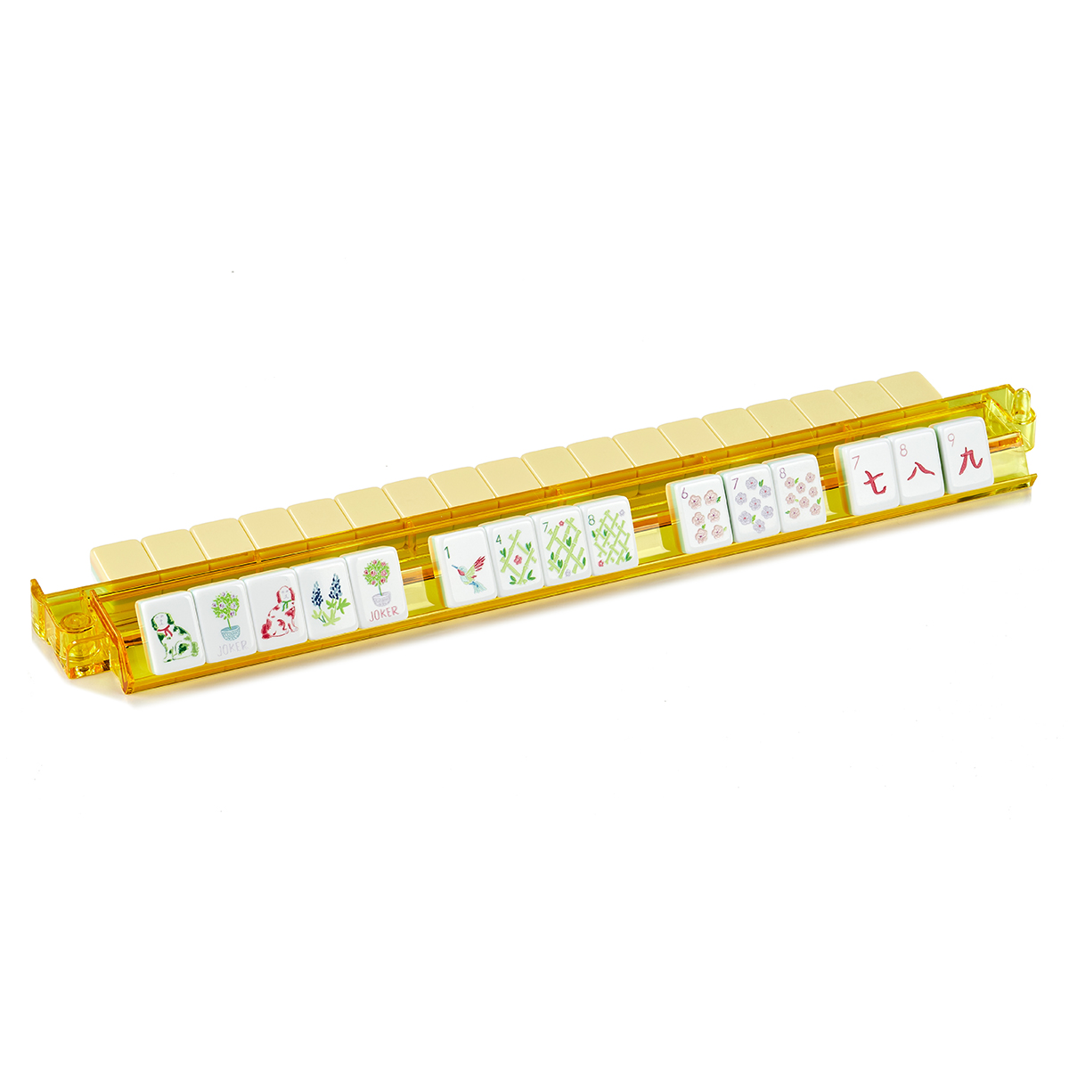 Yellow Puppy Mahjong Tiles
