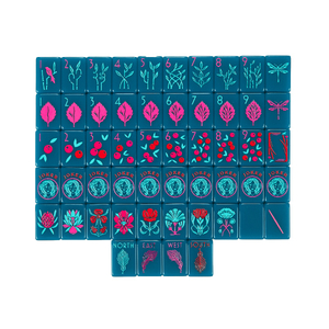 Green Plant Mahjong Tiles