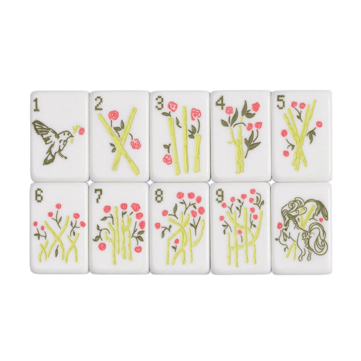 Bow Tie-white Mahjong Tiles