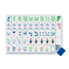 Blue Monkey Mahjong Tiles