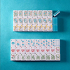 Blue Background Bees Mahjong Tiles