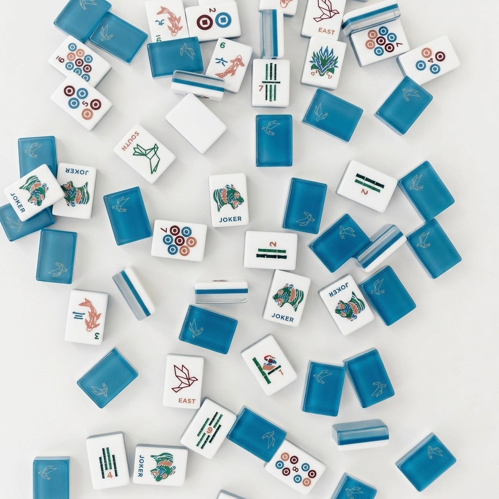 Paper Crane Mahjong Tiles