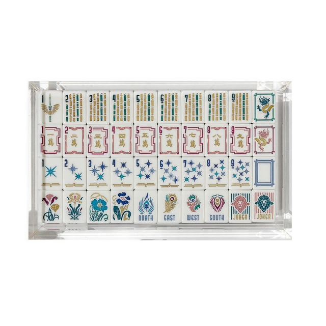 Green Lagoon Mahjong Tiles