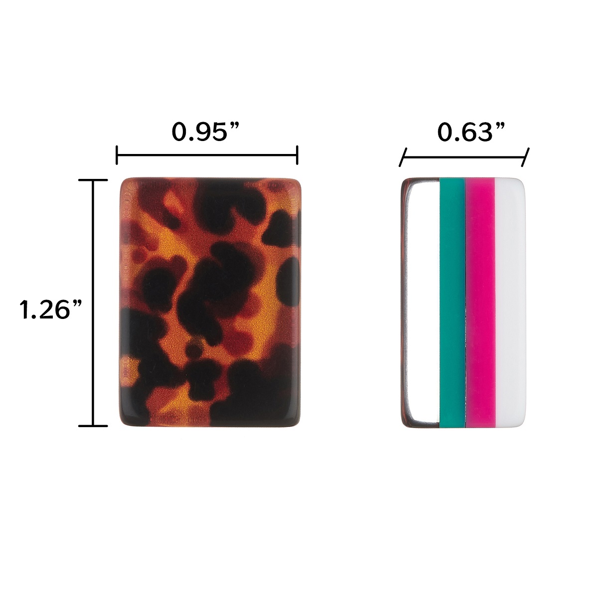 Tortoise Shell 2 Mahjong Tiles