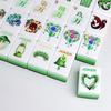 Green Butterfly Mahjong Tiles