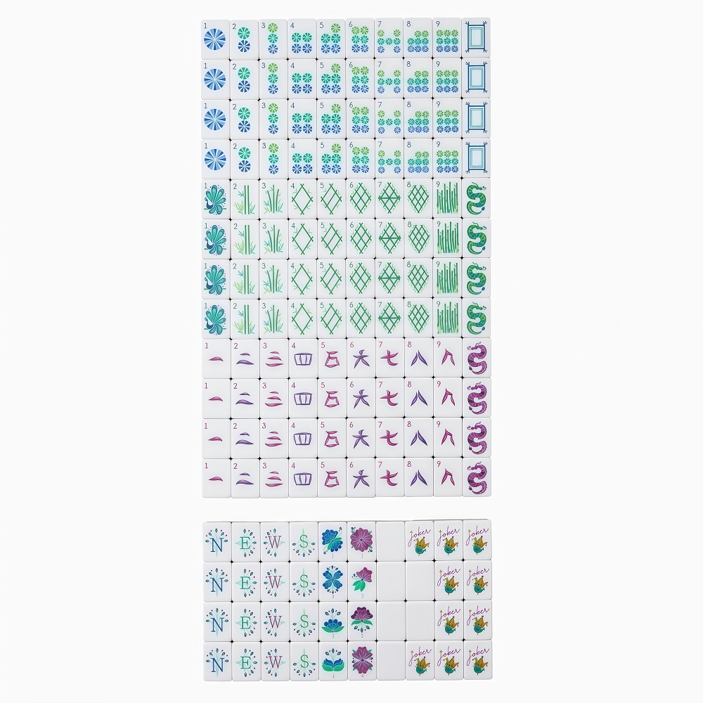 Lakeblue Mahjong Tiles