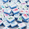 Blue Mahjong Tiles