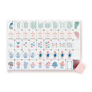 pink monkey Mahjong Tiles