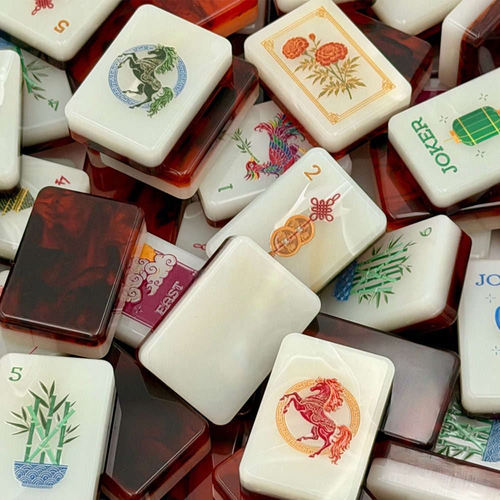 The God of Financial Wealth Mahjong Tiles