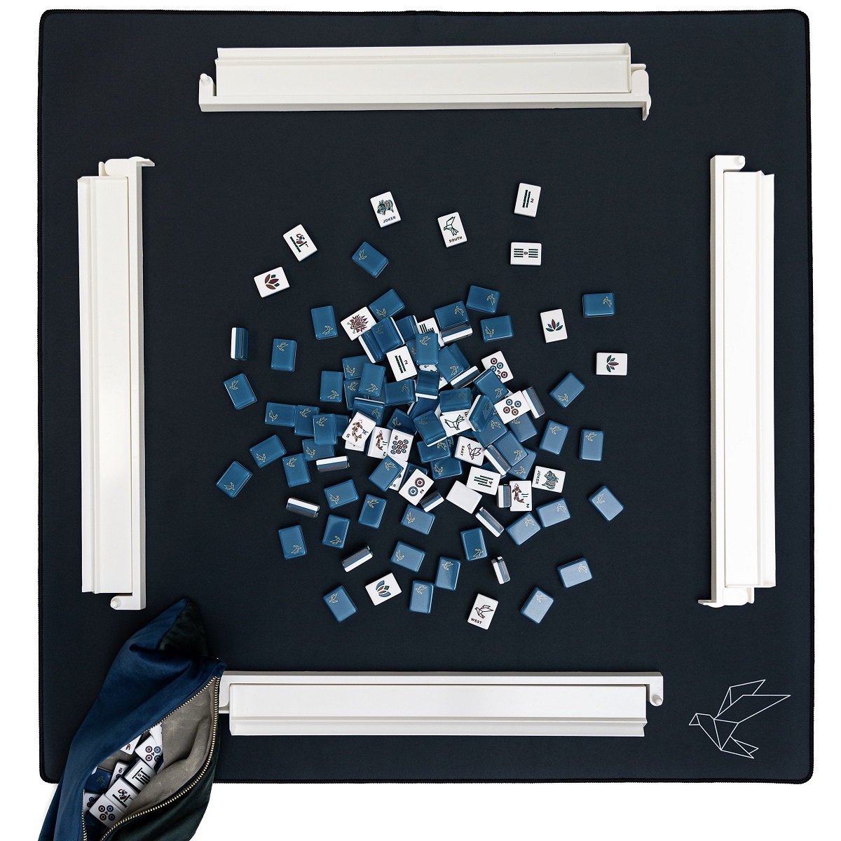 Paper Crane Mahjong Tiles