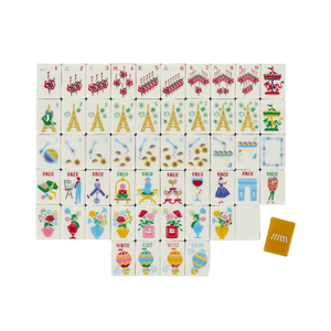 Yellow Paris Mahjong Tiles